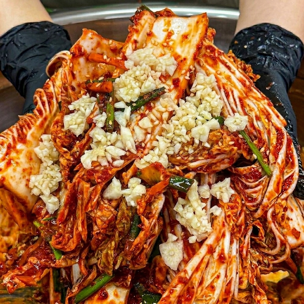 * 3代에 걸쳐 내려오는 마늘겉절이