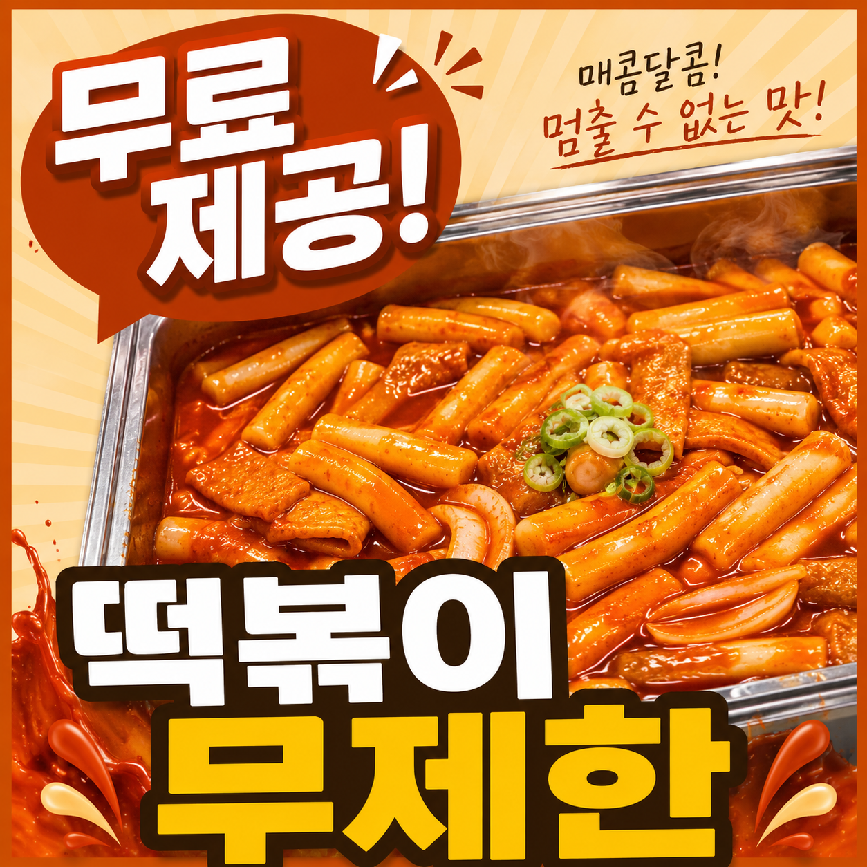 떡볶이 무제한!