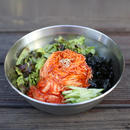 김치말이비빔국수+고기100g*점심한정