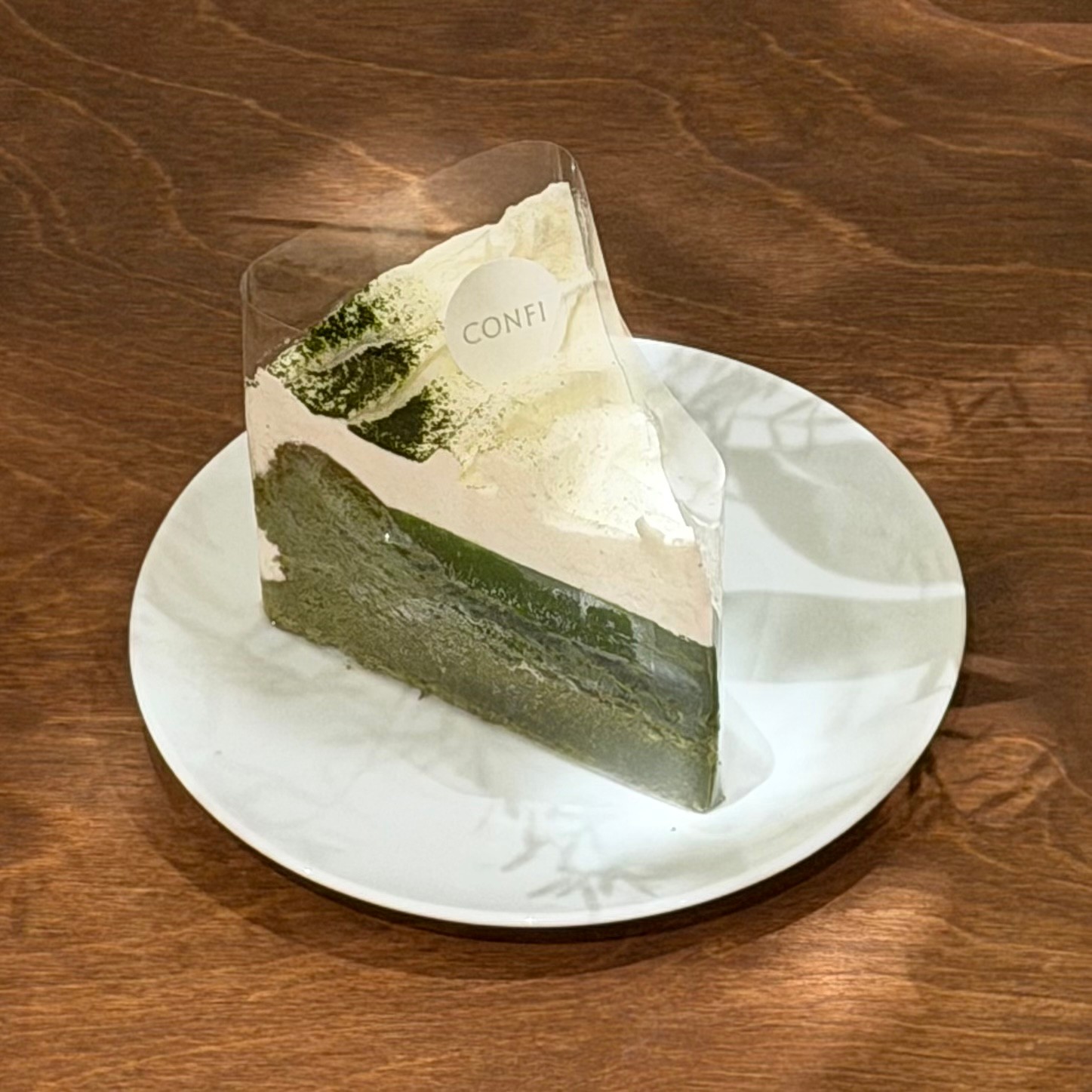 말차 바닐라 케이크