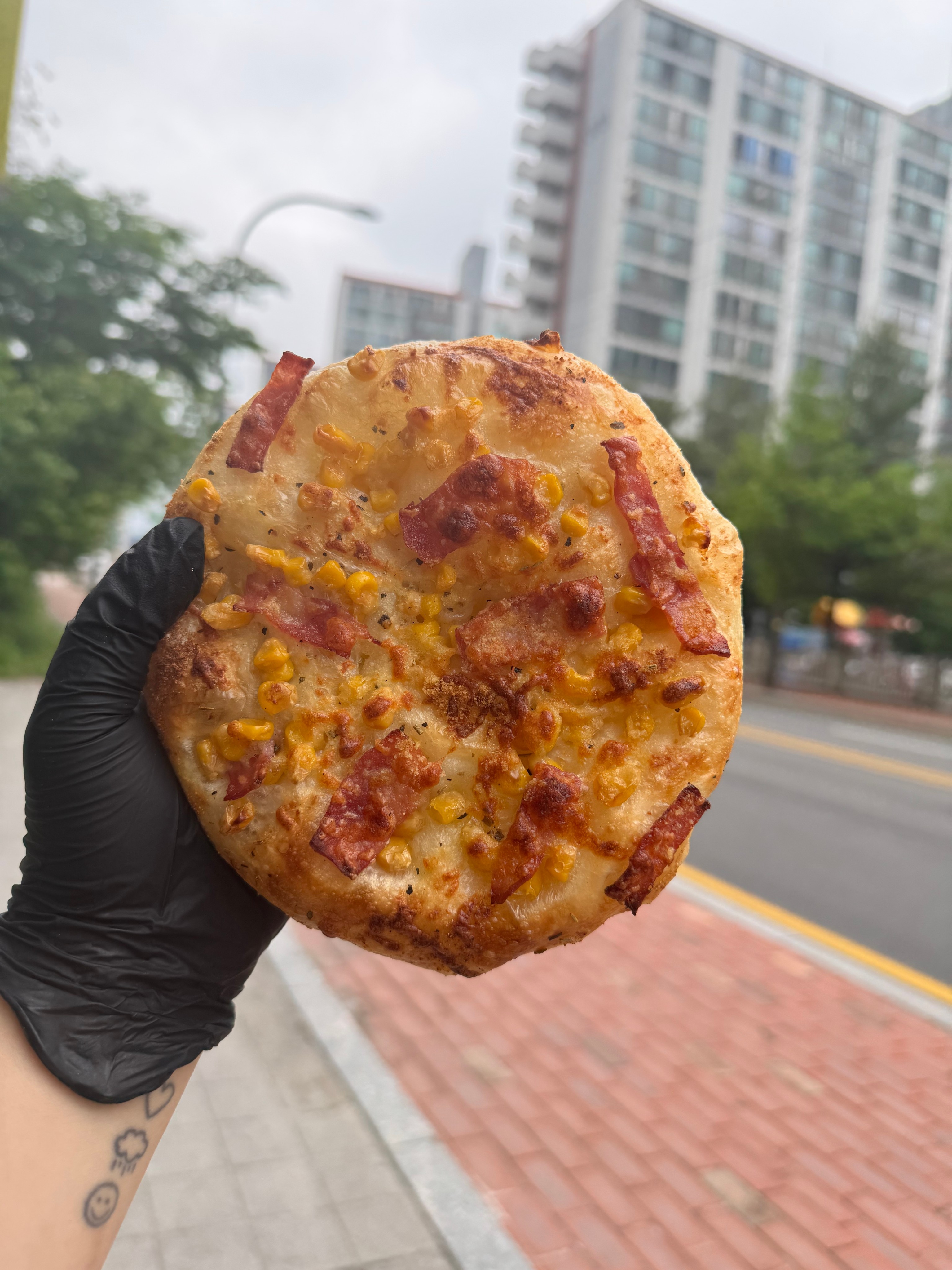 옥수수베이컨포카치아