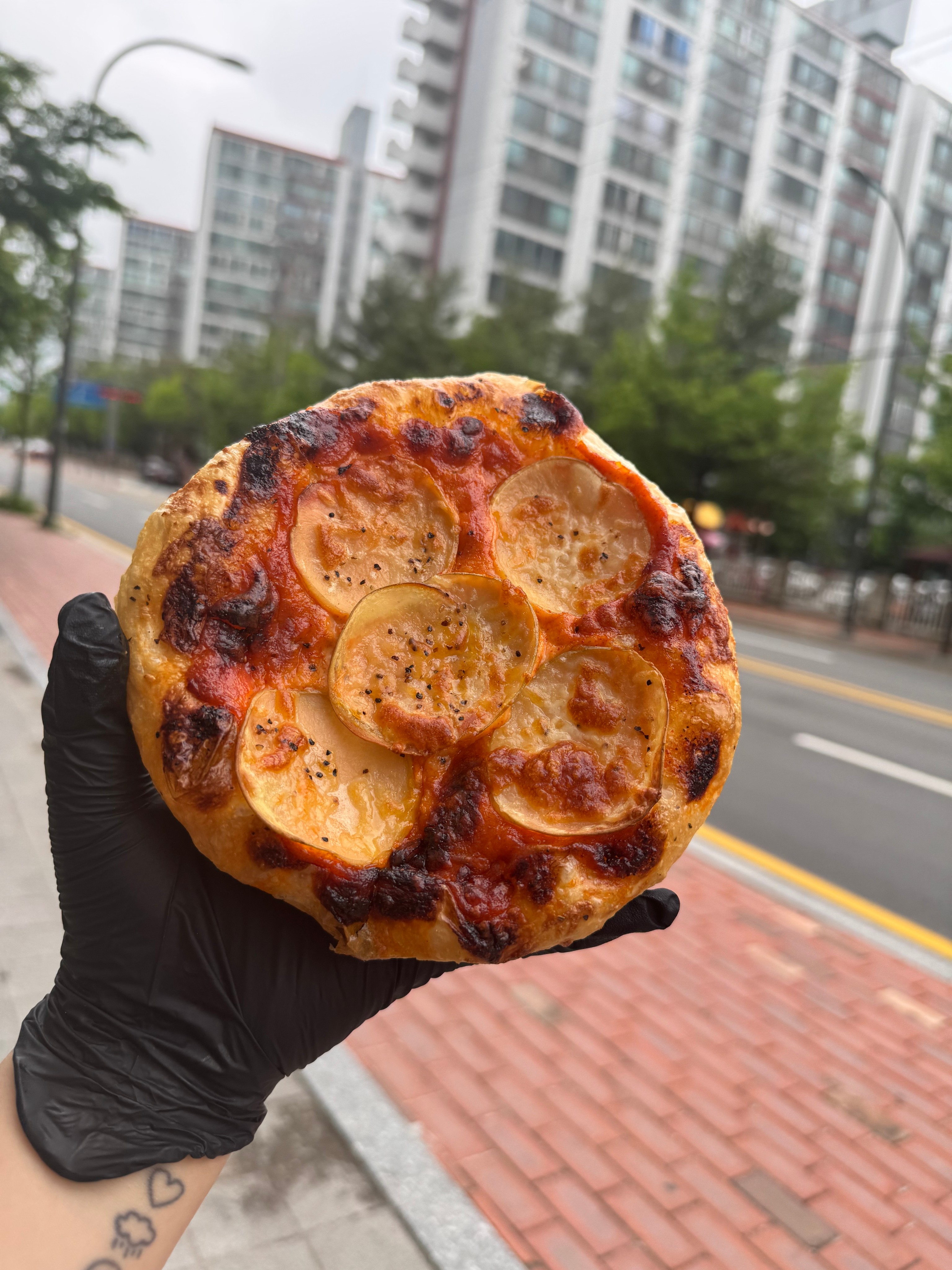명란감자포카치아