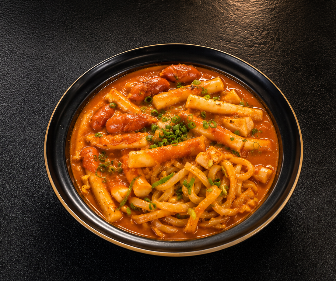 매콤 야끼우동 떡볶이