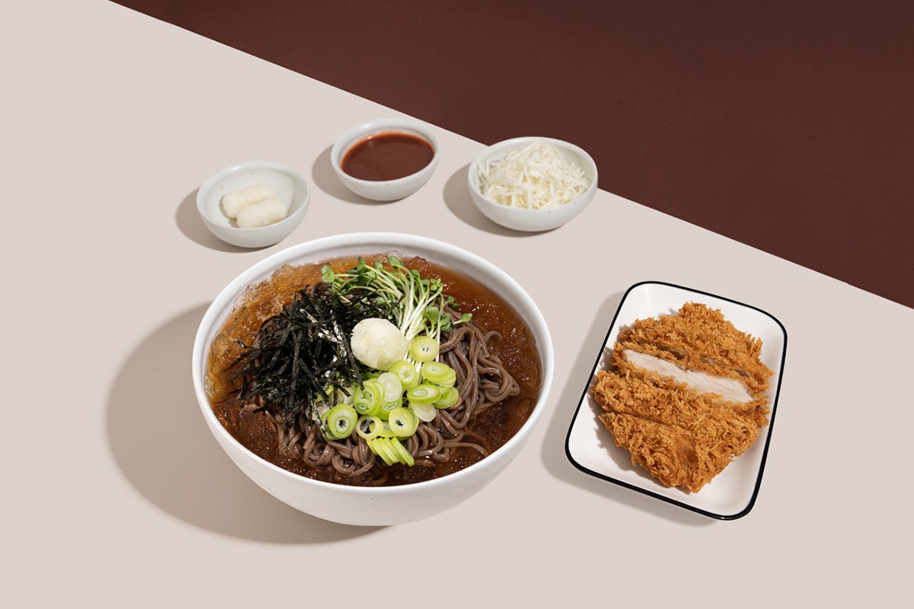 키소 냉소바+돈카츠