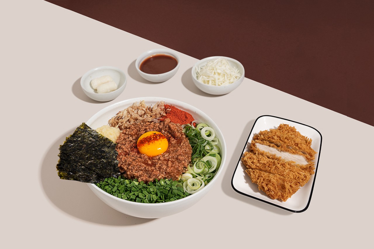 카라이(辛)마제동+돈카츠