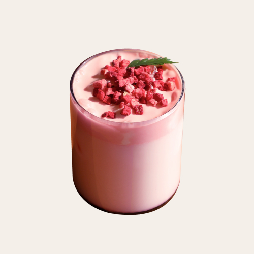 복숭아체리라떼