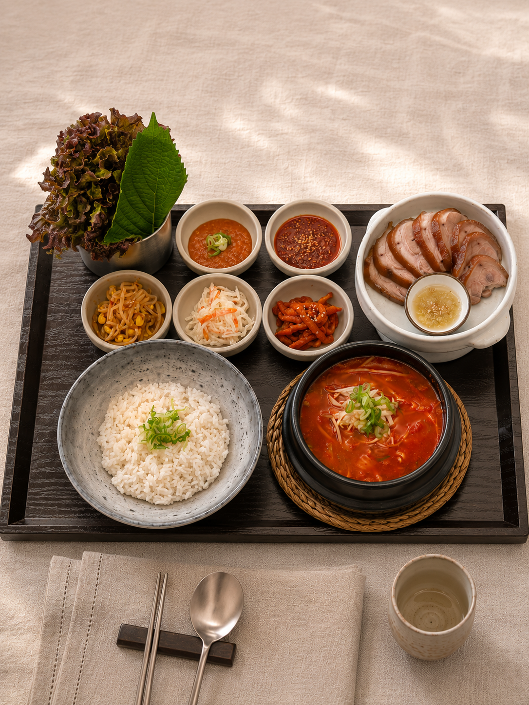 명동 죽발정식-점심특선