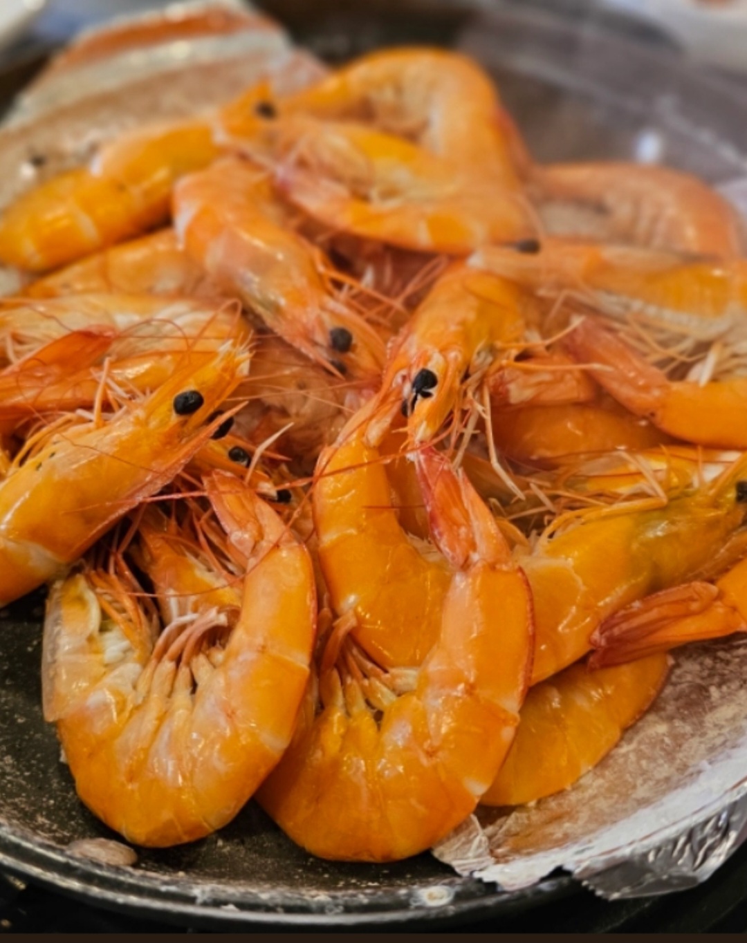 생새우 소금구이 반판