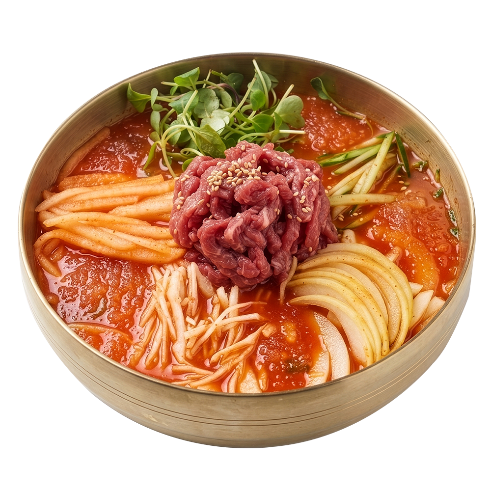 한우 육회 물회(특)