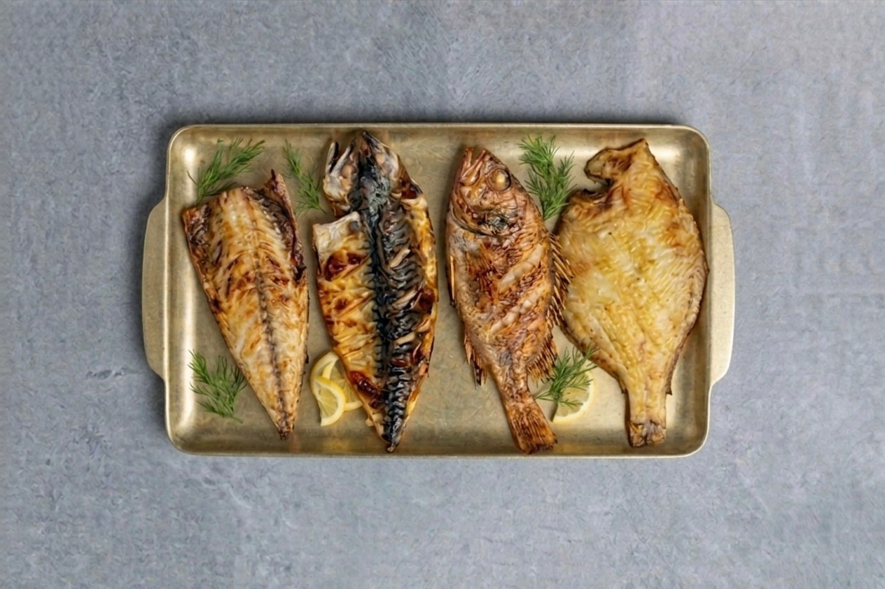 2인 연탄 생선 모듬
