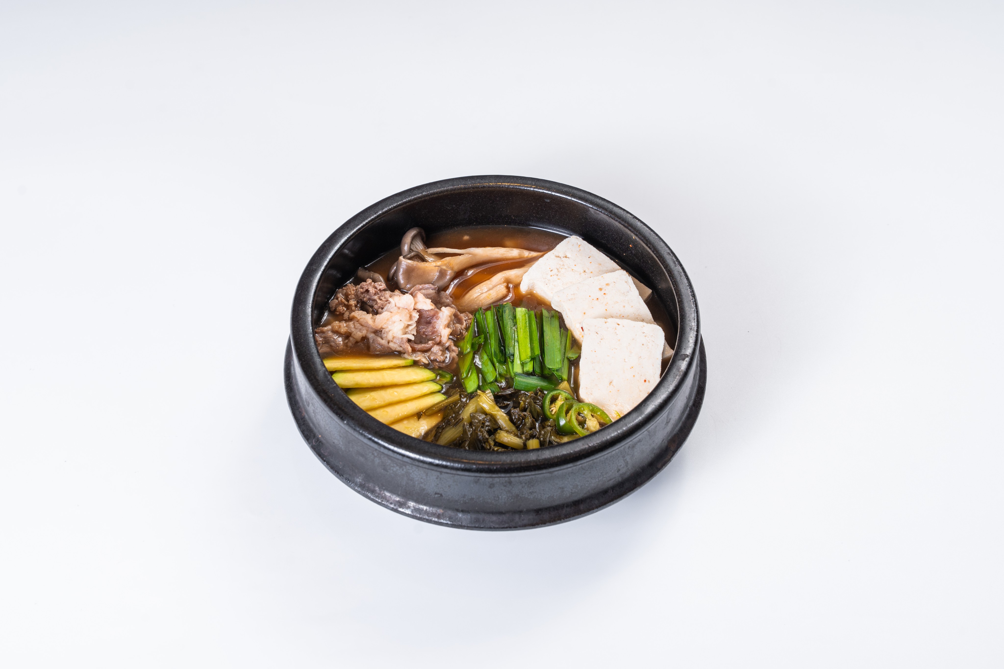 명인 보리된장찌개 구수한 한상