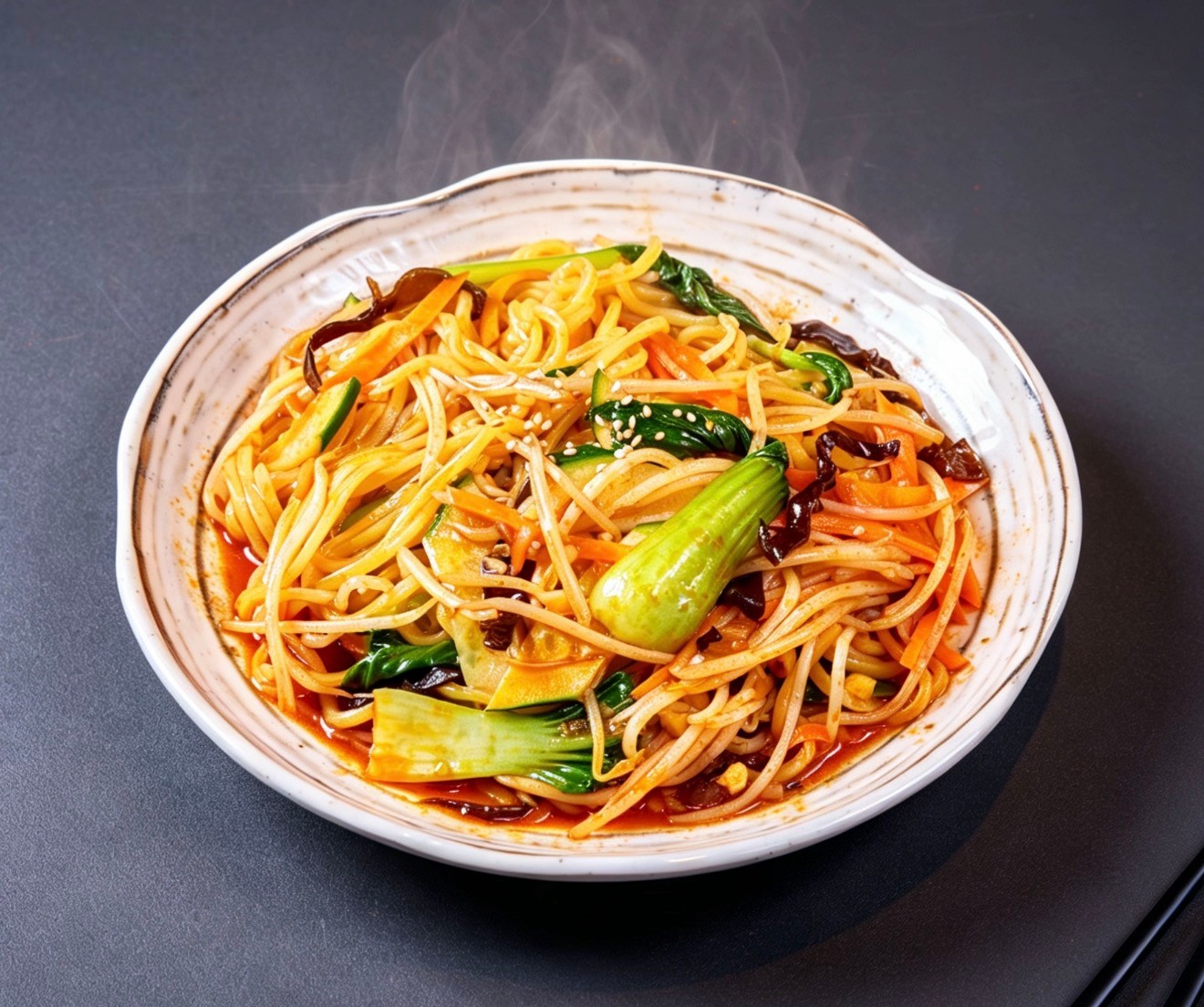 야채볶음면