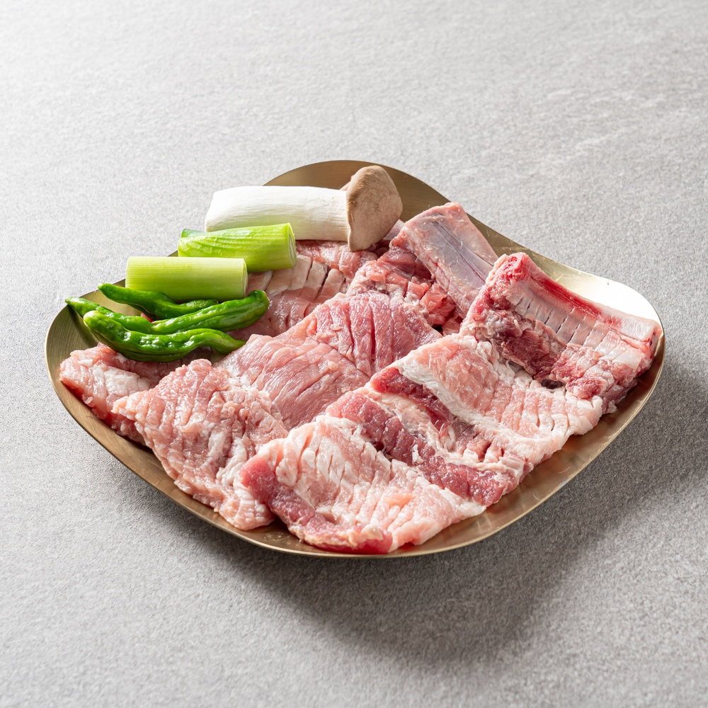 한돈 생 돼지갈비(200g)