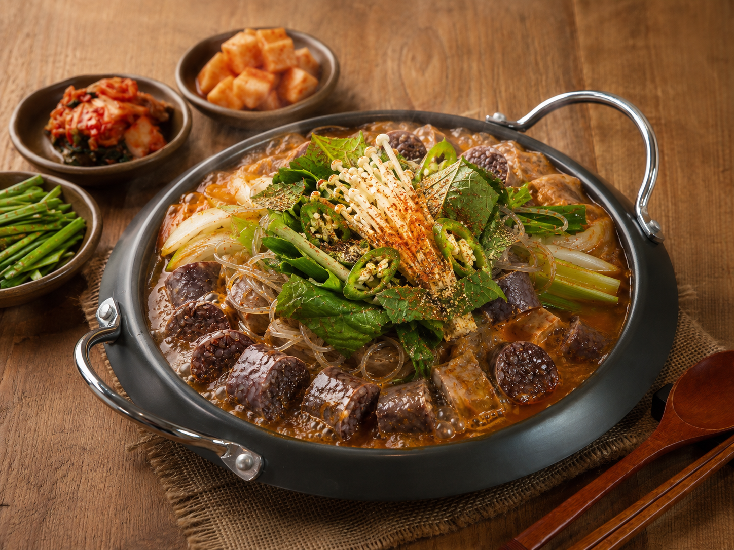 순대곱창전골