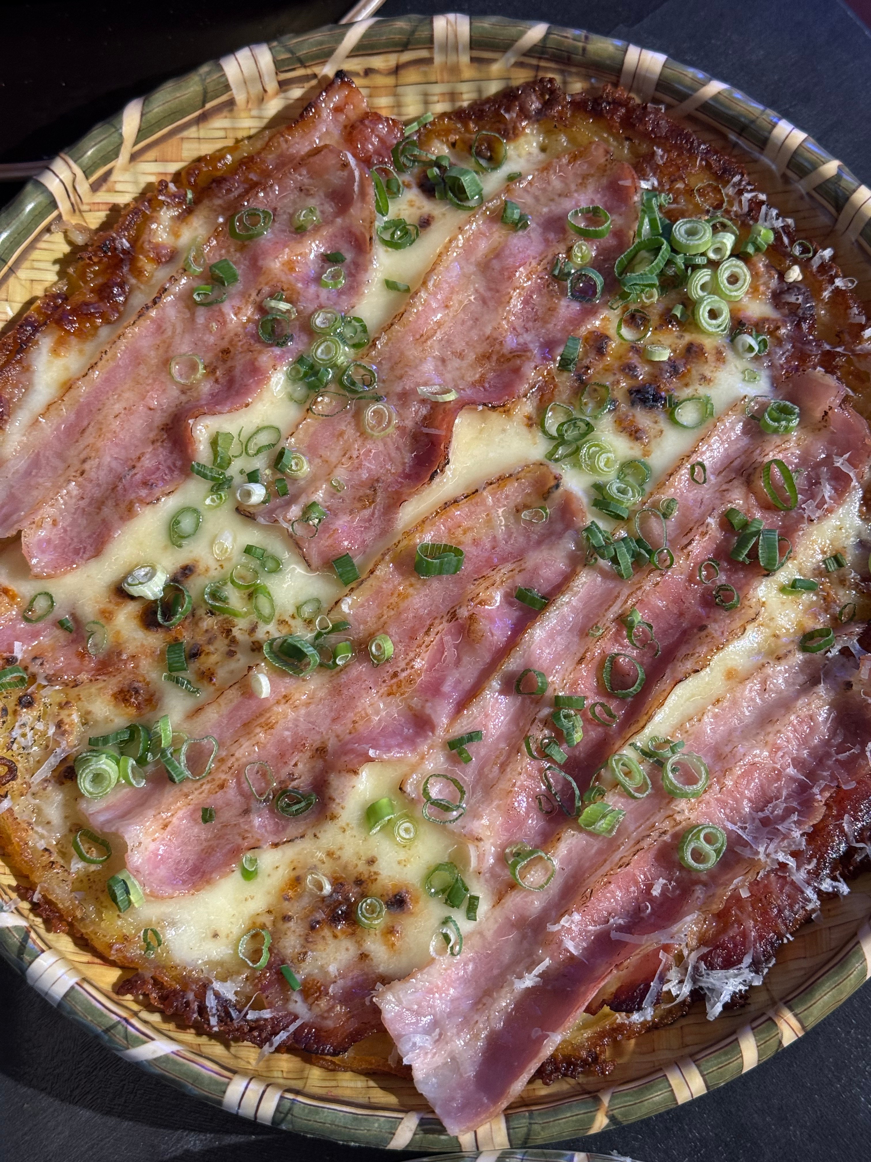 치즈 베이컨 감자전