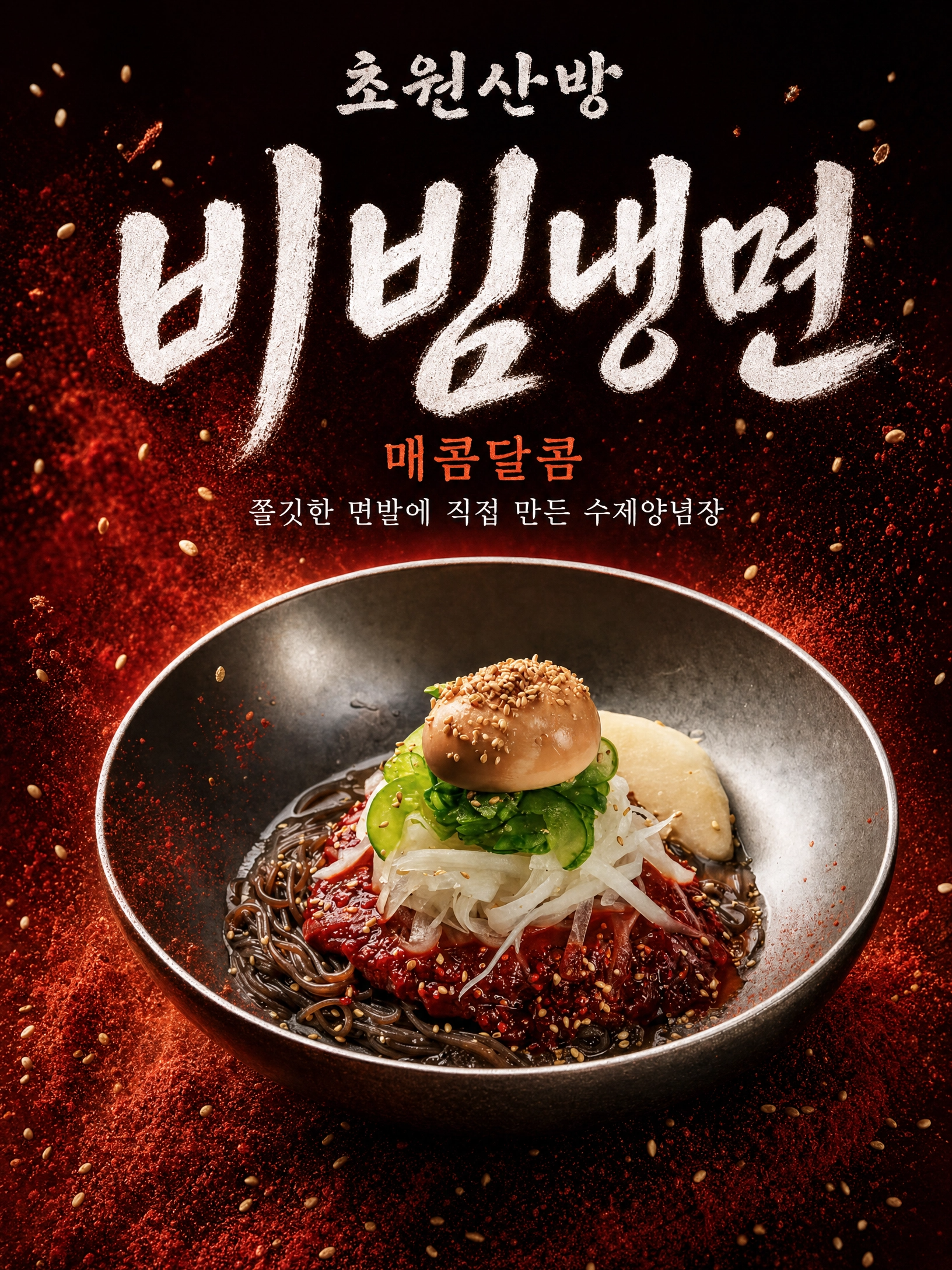 지리산 칡 비빔냉면