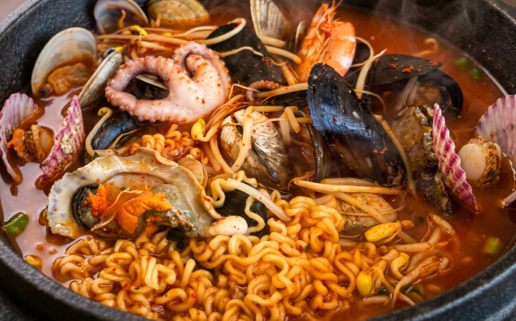 🍜얼큰시원 해물라면