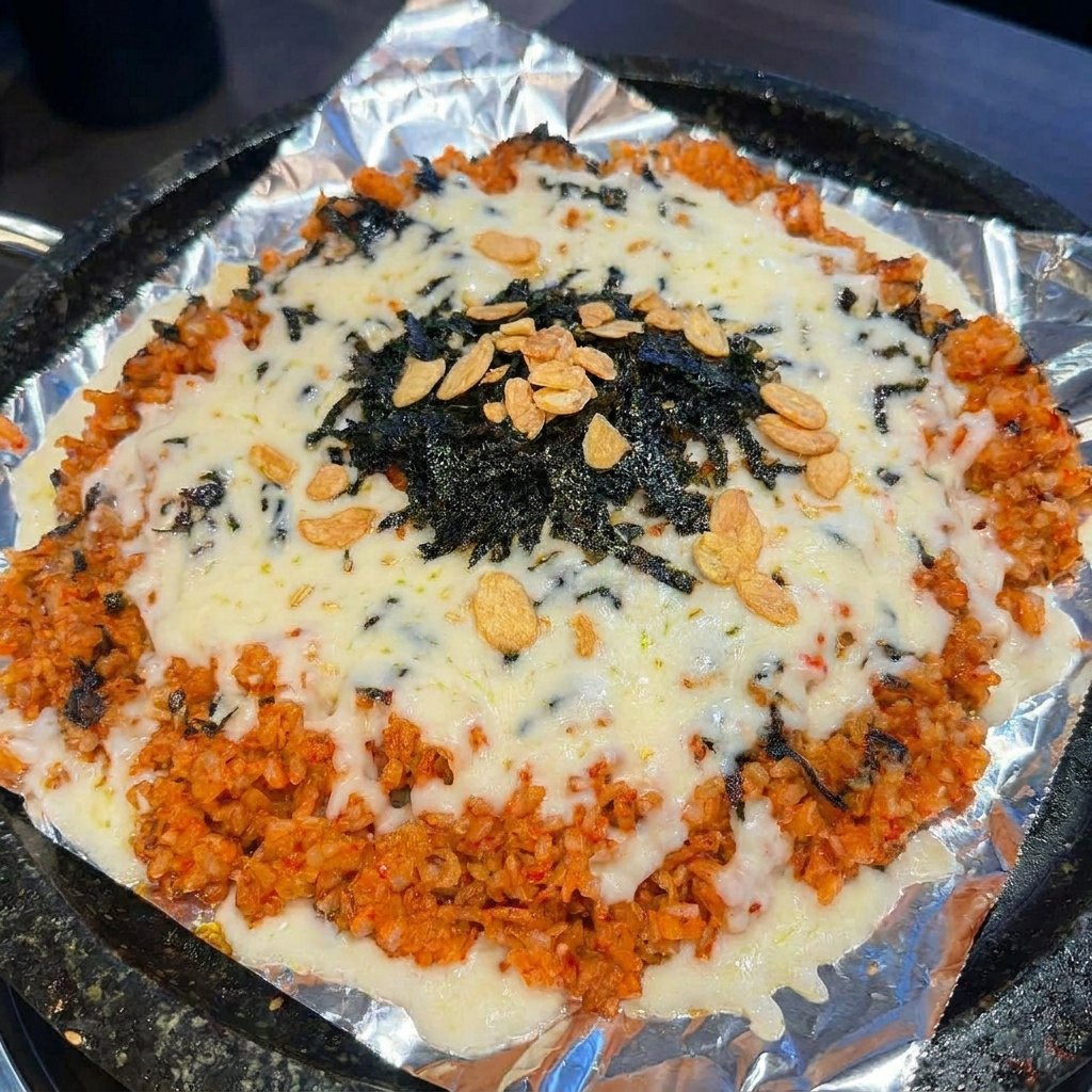 치즈폭격 김치볶음밥