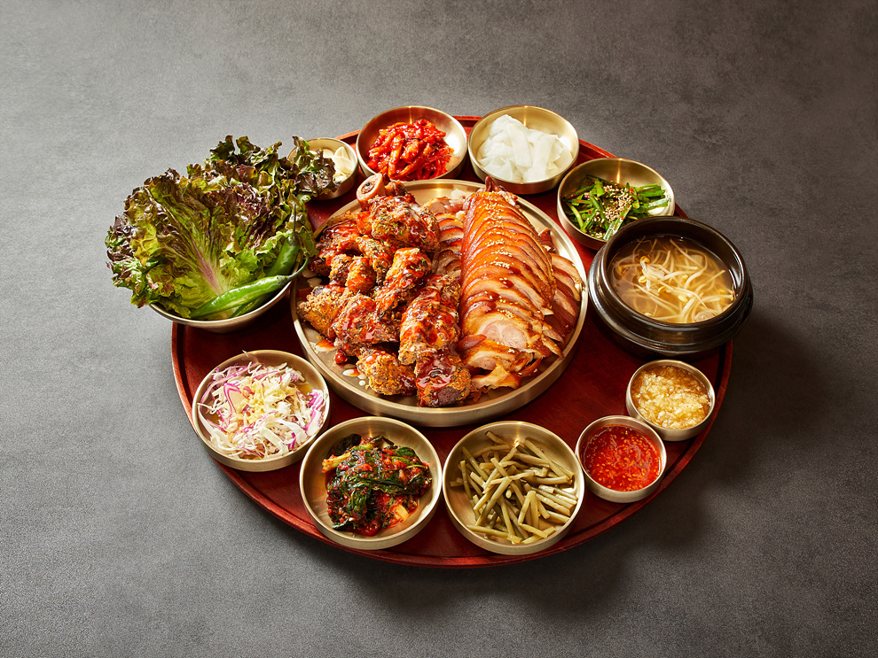 반반튀김 한상A(족발+튀김족발)