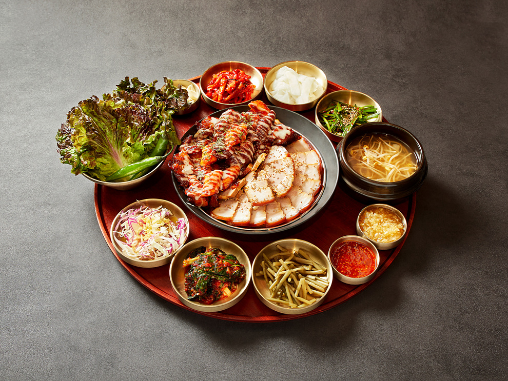 튀김반반 한상B(족발+보쌈 반반)