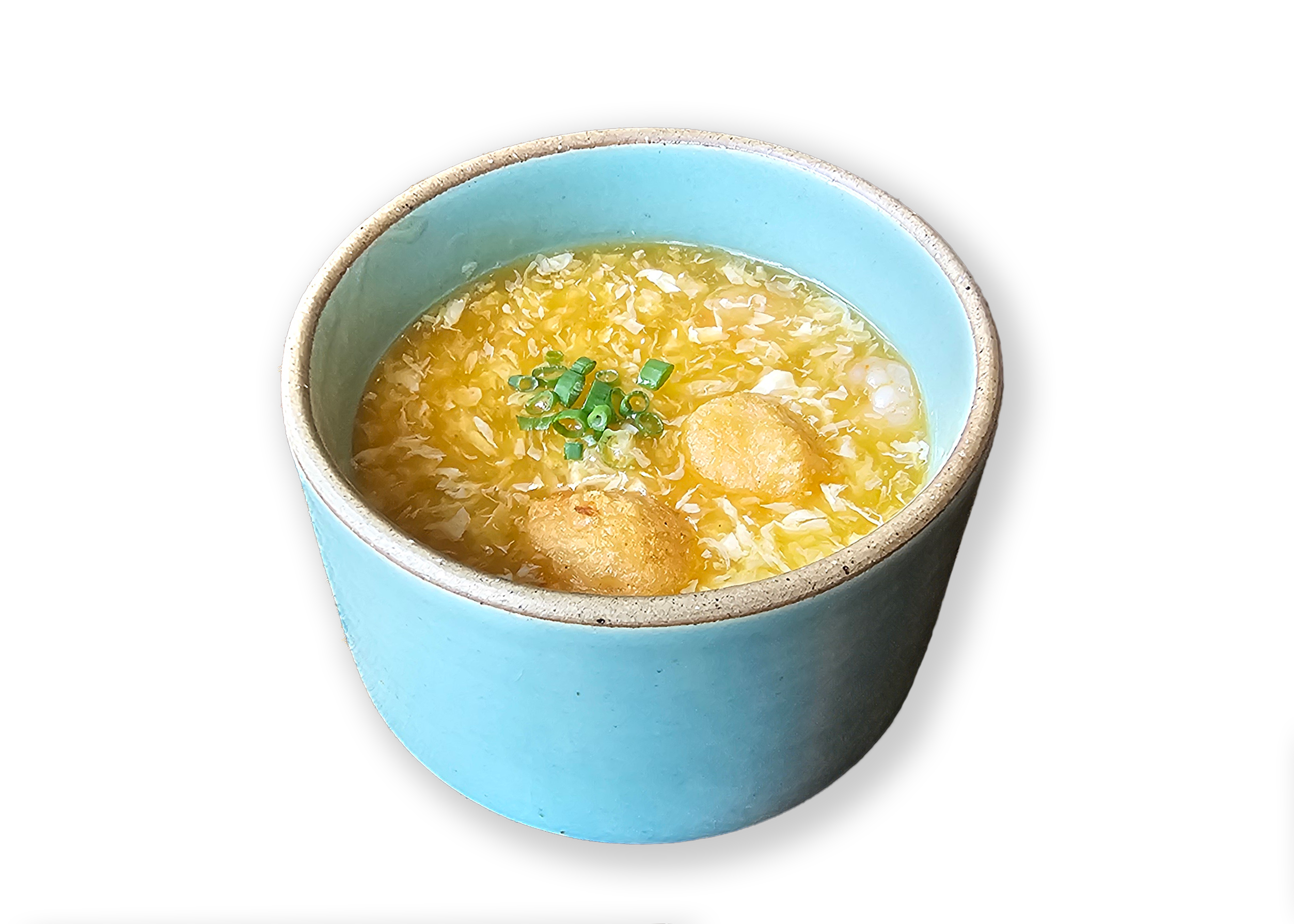 진한 새우 스프