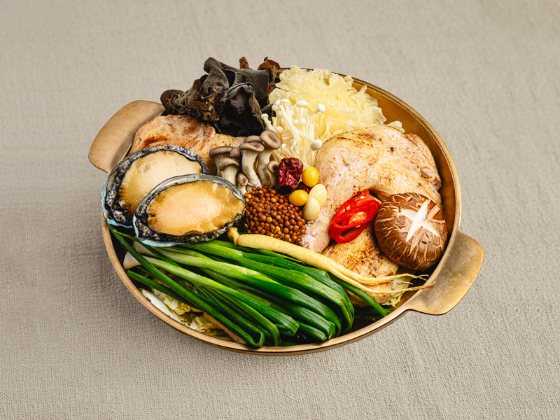 완도전복 특삼계전골(2인)(저녁특선)