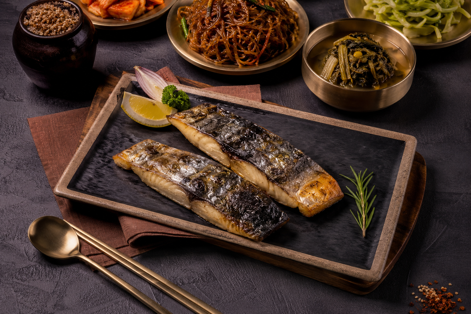 화덕 삼치구이정식