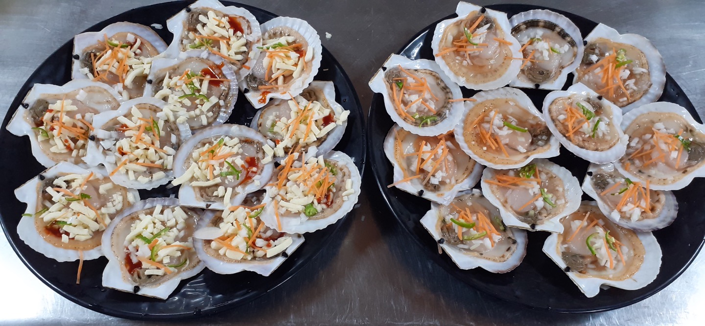 가리비구이 (소~중)