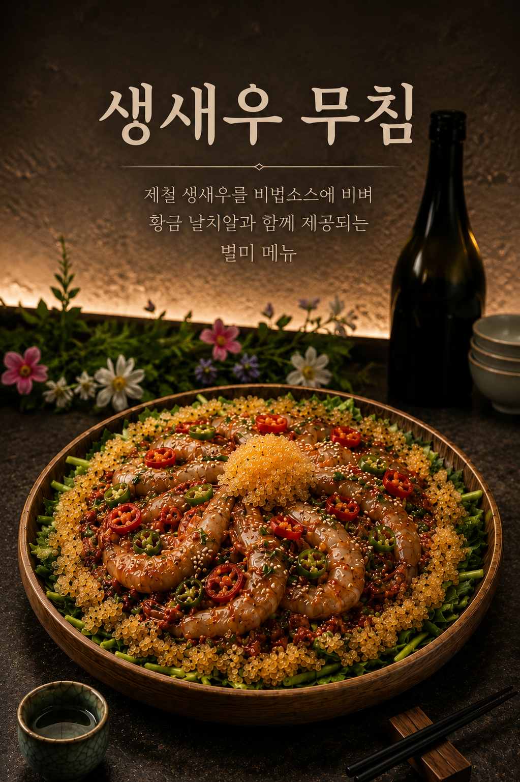 생새우 무침