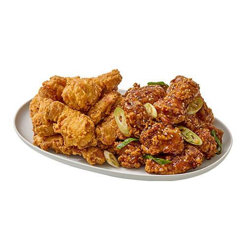 대파 간장 치킨 반반(콤보)