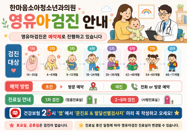 한마음소아과의원 시설 사진
