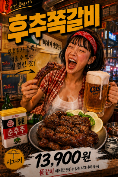 뜯갈비