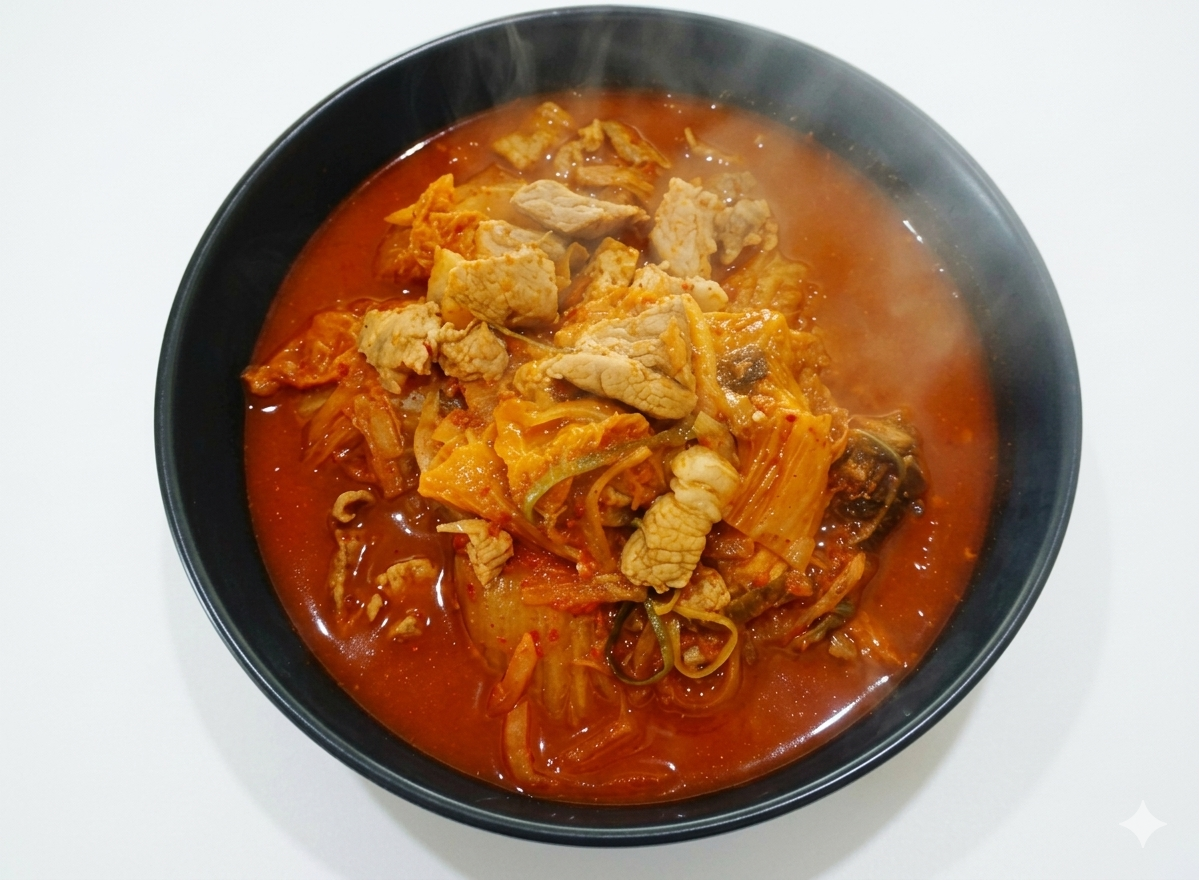 생고기 김치찌개