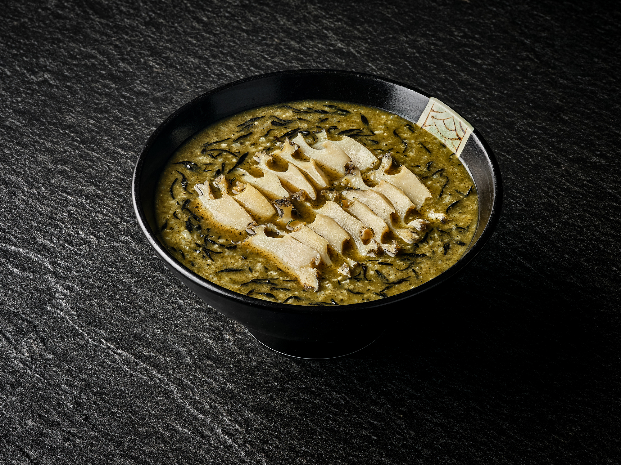 Hijiki and abalone porridge