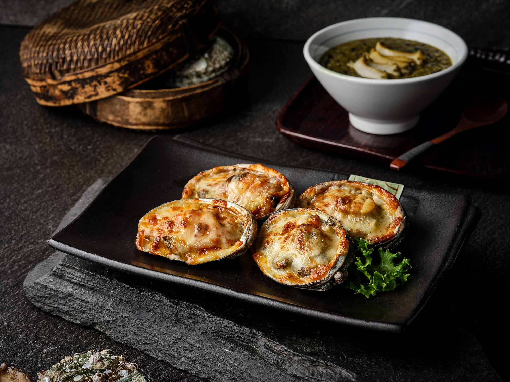 Abalone gratin set (per person)