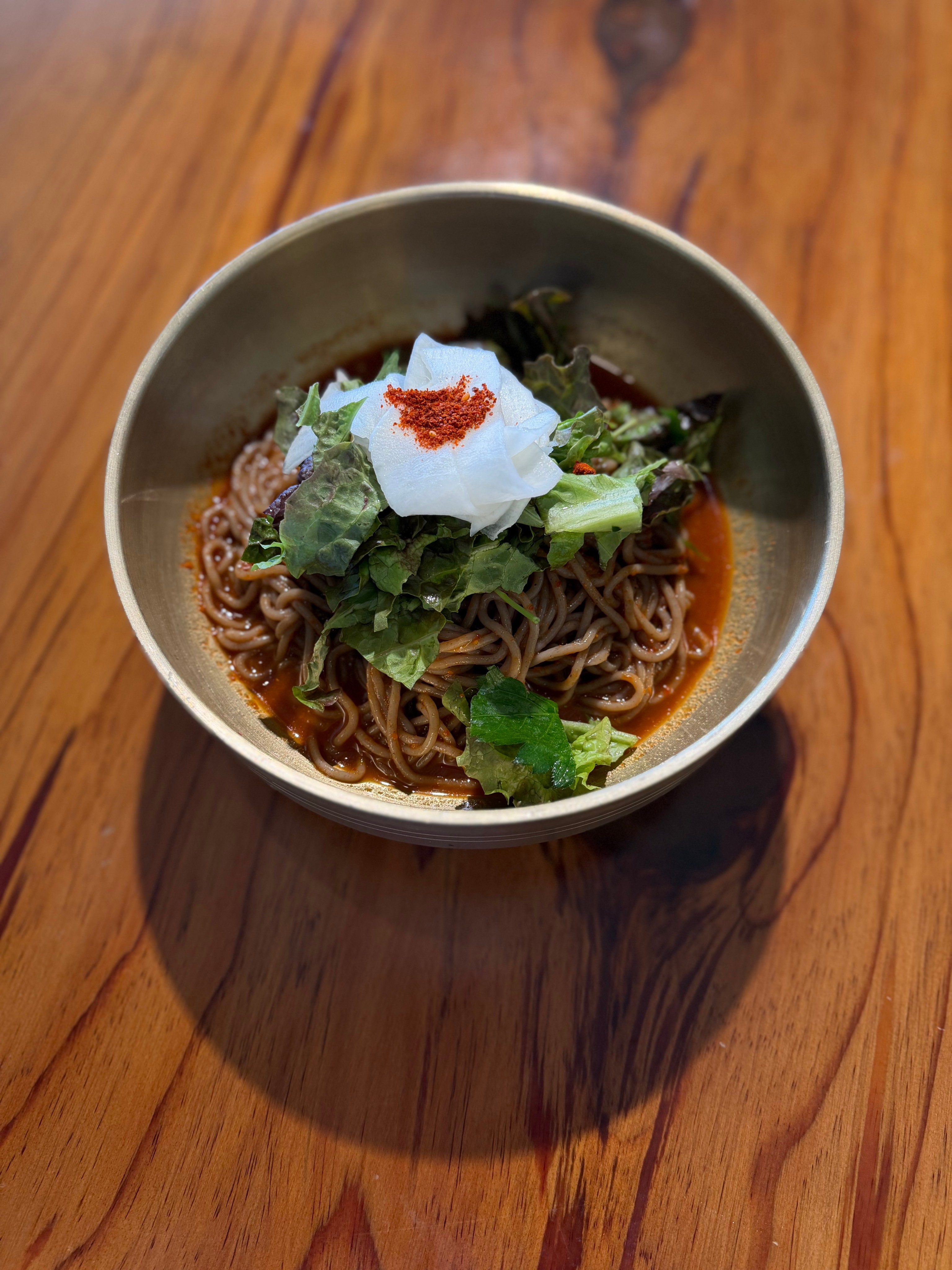 Extra-spicy buckwheat noodles