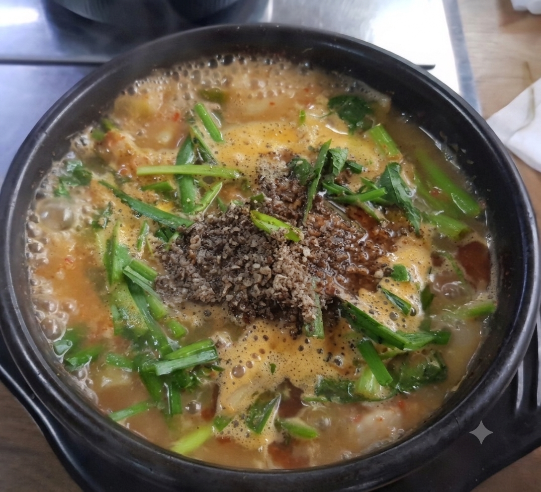 훈제오리뚝배기탕(점심특선)