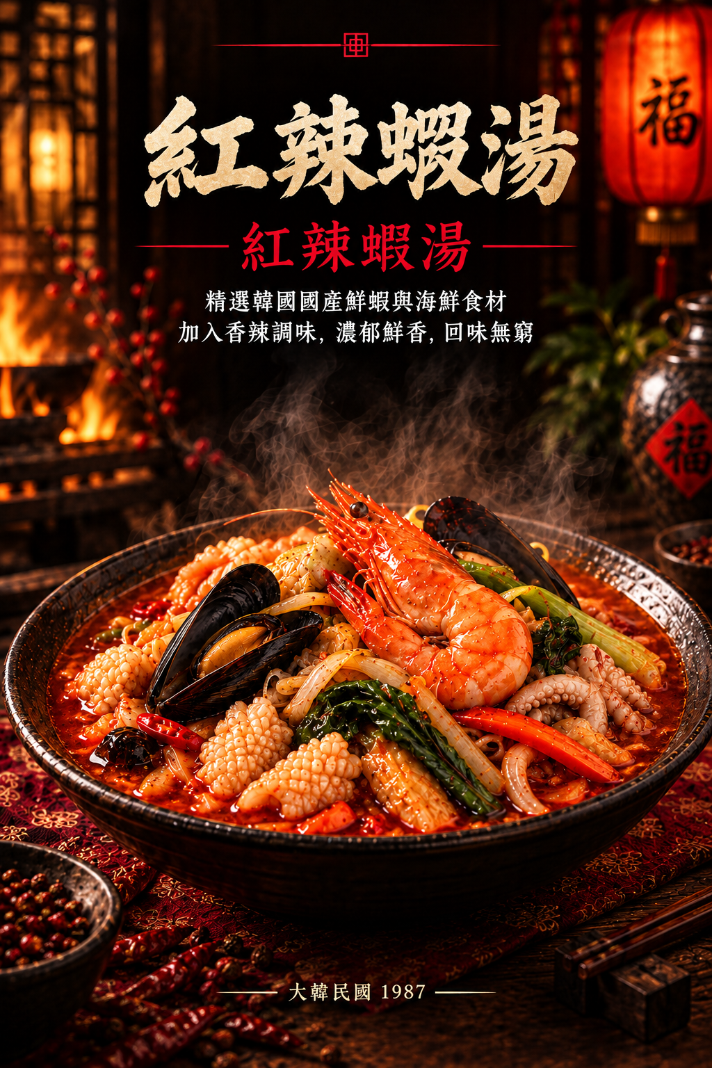 Spicy Red Jjamppong Stew